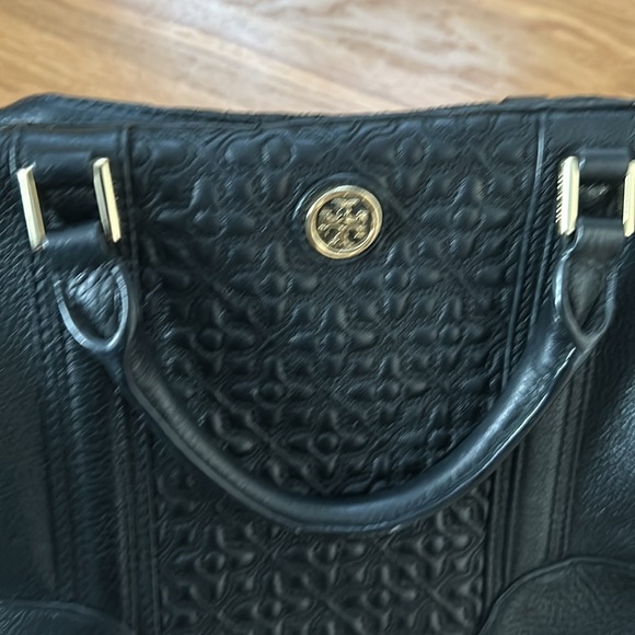 Tory Burch Bryant Mini Leather Satchel in Black - Picture 5 of 17